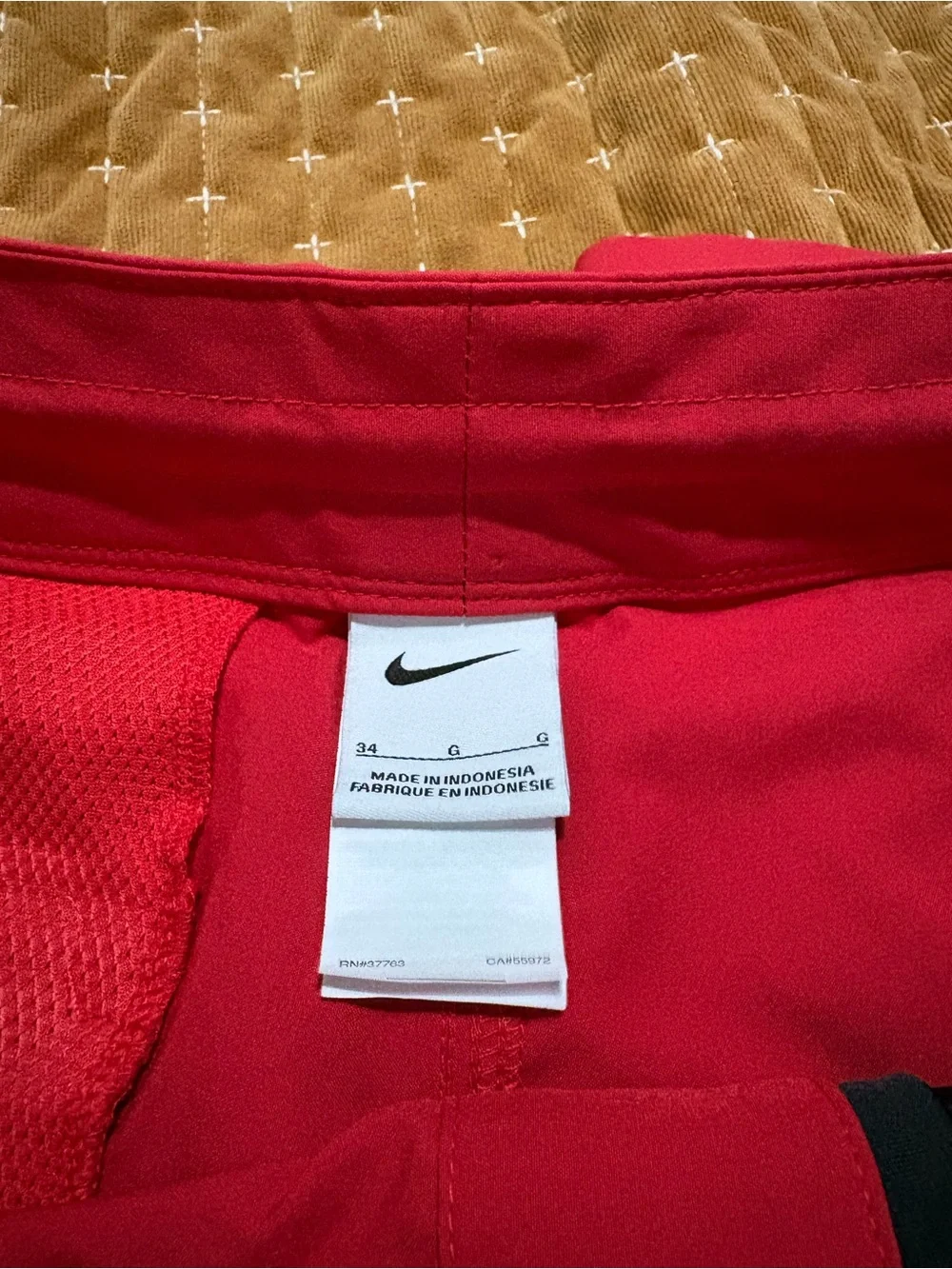 Nike Men's Red Swim Trunks